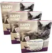 Bol.com Happy Home Hygiëne Wit Lavendel - Kattenbakvulling - 3 x10 l aanbieding