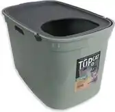 Bol.com Moderna Kattentoilet Top Cat - groen / donkergroen aanbieding
