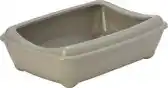 Bol.com Moderna Kattenbak met Rand - 42 cm - Warm Grijs aanbieding