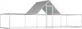 Bol.com vidaXL - Kippenren - 6x2x2 - m - gegalvaniseerd - staal aanbieding