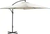 Bol.com Garden Impressions Corfu parasol 250x250 - donker grijs - zand aanbieding