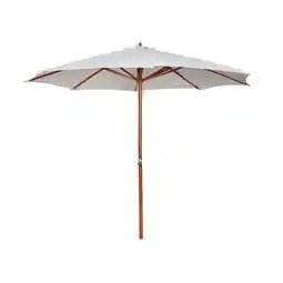 Bol.com vidaXL - Parasol - 300x258 - cm - zandwit aanbieding