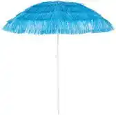 Bol.com Kingsleeve Parasol Hawaii - 160cm Rond - Blauw aanbieding