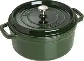 Bol.com Staub Braadpan - Rond - 24 cm - Basilicum aanbieding