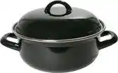 Bol.com Braadpan - Emaille - 26cm -Zwart aanbieding
