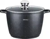 Bol.com Kinghoff 1598 - Hoge Braadpan - met Aromaknop - 24 cm - 6.2 liter aanbieding