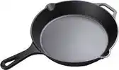 Bol.com Koock Amsterdam Skillet - gietijzer - 25cm - koekenpan - geschikt voor alle warmtebronnen aanbieding