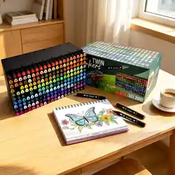 Action DécoTime twinmarkers 200 kleuren aanbieding