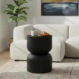 Action Metalen diabolo bijzettafel - zwart aanbieding