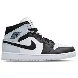 Foot Locker Jordan Aj1 Mid Sneakers Heren - Zwart - Maat 40.5 - Leer, Synthetisch aanbieding