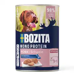 Zooplus 6x400g Bozita Dog Pate Varken natvoer voor honden aanbieding
