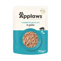 Zooplus 16x70g Tonijn in Gelei Applaws Kattenvoer Maaltijdzakjes aanbieding