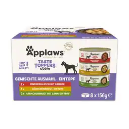 Zooplus Applaws Taste Toppers 8 x 156 g Probeerpakket Hondenvoer - Probeerverpakking: Stoofpot mix aanbieding