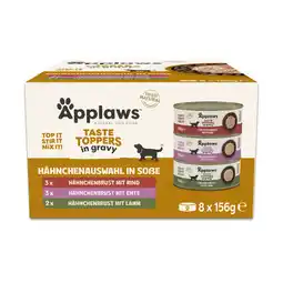 Zooplus Applaws Taste Toppers 8 x 156 g Probeerpakket Hondenvoer - Probeerverpakking: Saus aanbieding