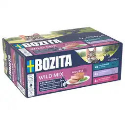 Zooplus 12x85g Bozita Mousse Gemengd Wild natvoer voor katten aanbieding