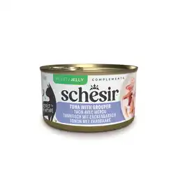 Zooplus 12x70g Schesir Complements in Gelee Thunfisch mit Zackenbarsch Katzenfutter nass aanbieding