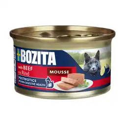 Zooplus 12x85g Bozita Mousse Postbiotics Rund Kattenvoer nat aanbieding
