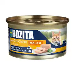 Zooplus 12x85g Bozita Mousse Postbiotics Kip Kattenvoer nat aanbieding