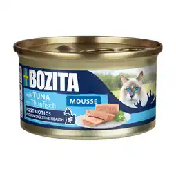 Zooplus 12x85g Bozita Mousse Postbiotics Tonijn Kattenvoer nat aanbieding