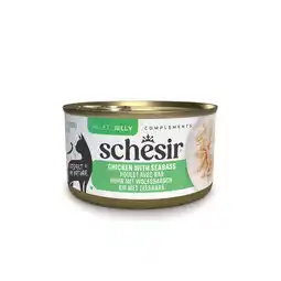 Zooplus 12x70g Schesir Complements in Gelee Huhn mit Seebarsch Katzenfutter nass aanbieding