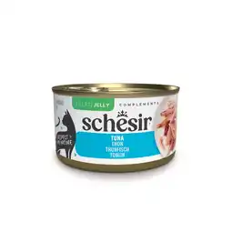 Zooplus 12x70g Schesir Complements in Gelee Thunfisch Katzenfutter nass aanbieding