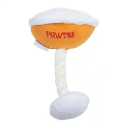 Zooplus Beeztees Hondenspeelgoed Pawtini, oranje/wit 18x13x12cm aanbieding