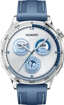 Coolblue Huawei Watch GT5 Zilver/Blauw 46mm aanbieding