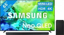 Coolblue Samsung Neo QLED 65 QN80H (2026) + Samsung HW-Q600H (2026) aanbieding