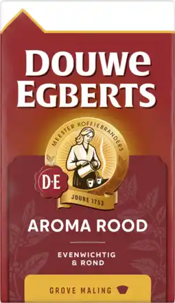 Dirk Douwe Egberts Aroma Rood filterkoffie grove maling aanbieding