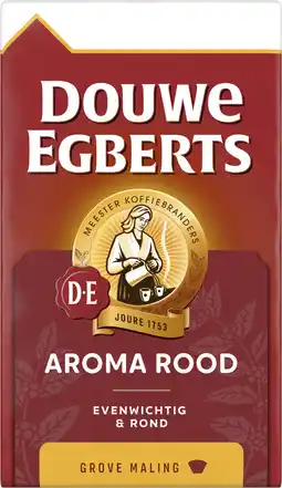Dirk Douwe Egberts Aroma Rood filterkoffie grove maling aanbieding