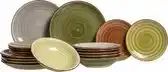 Bol.com Imperial Kitchen Serviesset - 6 personen - Nature 18-delig aanbieding