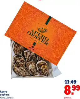 Makro Apero oesters aanbieding