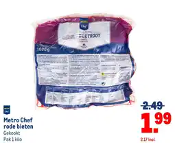 Makro Metro Chef rode bietten aanbieding
