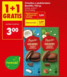 Biedronka Bonitki Ciastka z nadzieniem aanbieding