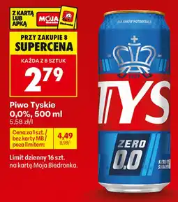 Biedronka Tyskie aanbieding