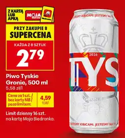 Biedronka Tyskie Gronie aanbieding