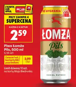 Biedronka łomza pils aanbieding
