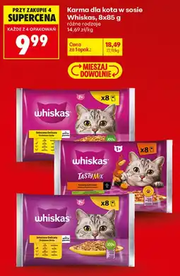 Biedronka Whiskas karmapakket aanbieding