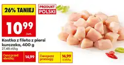 Biedronka Kostka z fileta z piersi kurczaka aanbieding