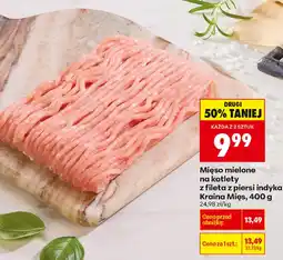 Biedronka Kraina Mięs mielone na kotlety z fileta z piersi indyka aanbieding