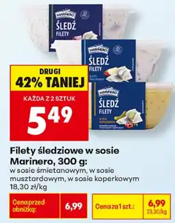 Biedronka Marinero filety śledziowe aanbieding