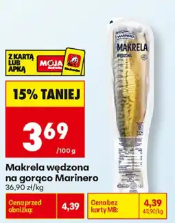 Biedronka Marinero makrele wedzona aanbieding