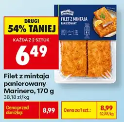 Biedronka Marinero filet z mintaja panierowany aanbieding