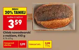 Biedronka Chleb nowodworski z makiem aanbieding