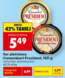 Biedronka Camembert President aanbieding