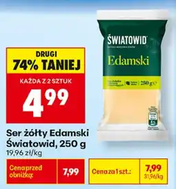 Biedronka Światowid Edamski aanbieding