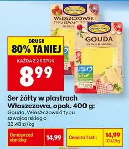 Biedronka Włoszczowa Ser żółty w plastrach aanbieding