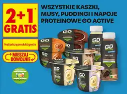 Biedronka Go Active kaszki, musy, puddinki i napoje proteinowe aanbieding