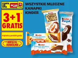 Biedronka Kinder mleczne kanapki aanbieding