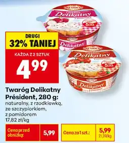 Biedronka Twaróg Delikatny Président aanbieding